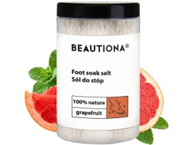 Koupelová sůl Beautiona Grapefruit 500g
